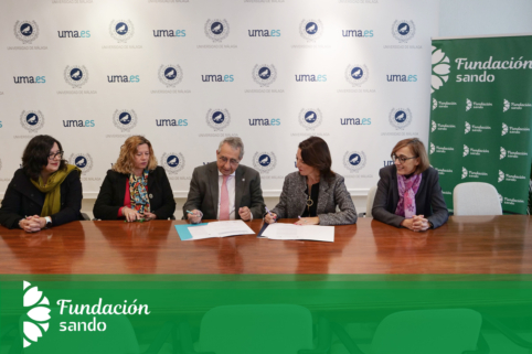 La Fundación Sando ha firmado un convenio con la Universidad de Málaga (UMA) para sumarse a su programa de Tesis Industriales.