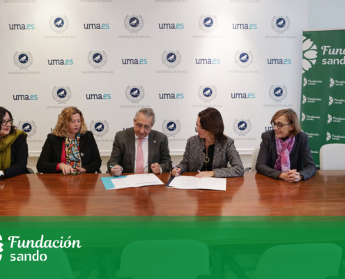 La Fundación Sando ha firmado un convenio con la Universidad de Málaga (UMA) para sumarse a su programa de Tesis Industriales.